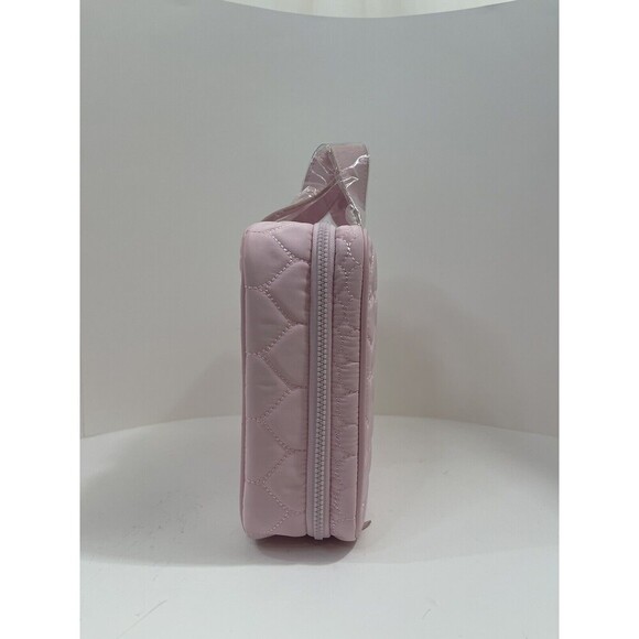 Betsy Johnson Pink Toiletry Makeup Travel Bag Coquette Puffy Heart Ballerina Y2K - Picture 3 of 8